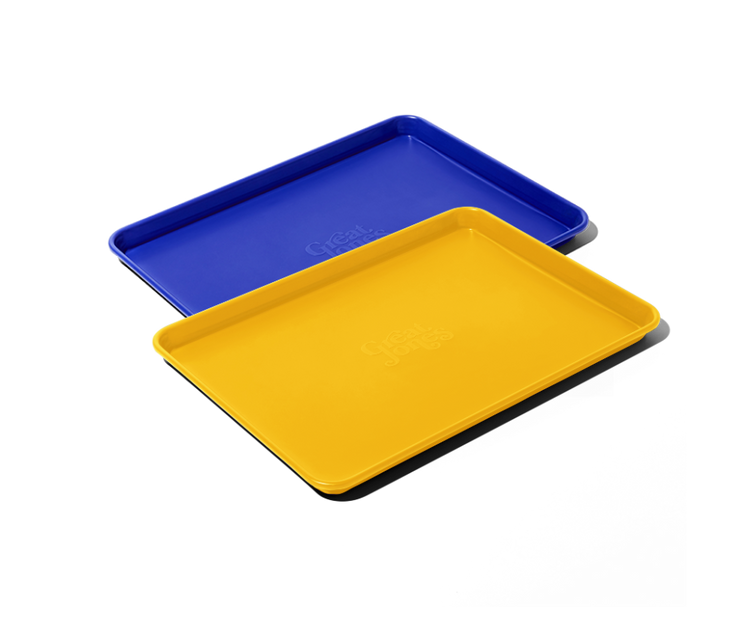 Holy Sheet Duo Bundle Great Jones Blueberry Mustard