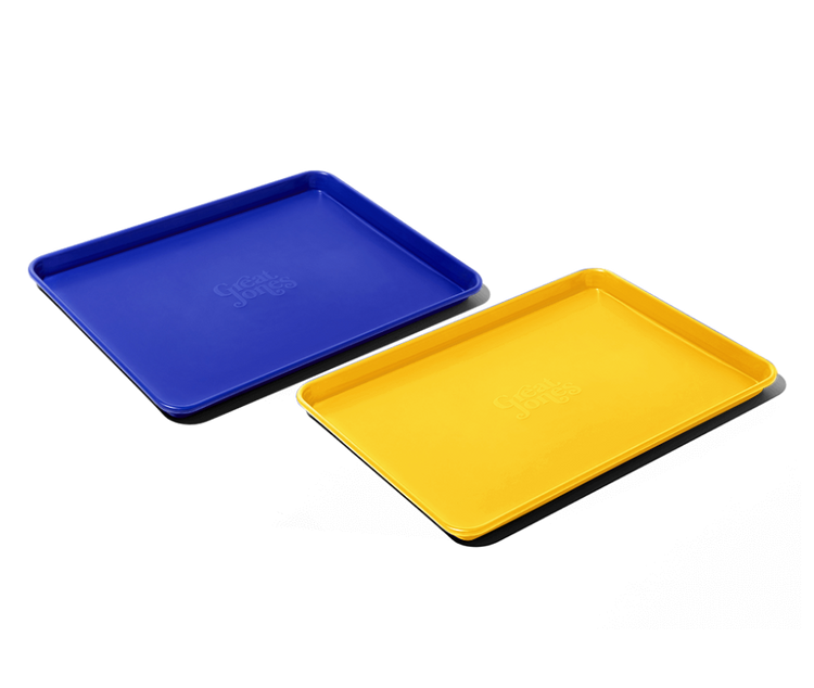 Little Sheet Duo Bundle Great Jones Blueberry Mustard